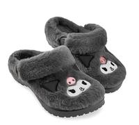 Hello Kitty Sanrio Clogs for Girls UK Size 9-2, Faux Fur Anti-Slip Slippers, Kawaii Kuromi Winter Shoes, Anime Gift for Girls