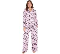 Hello Kitty Sanrio Pyjamas Set for Women, Teens & Girls, Kuromi PJs with Top & Bottom, Kawaii Ladies Nightwear, Gifts for Her (Pink Kuromi, 2XL)