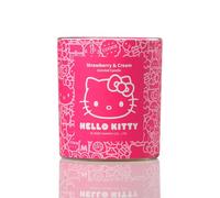 Hello Kitty Scented Candle - 213g 1-Wick Decorative Candle - Fruity, Floral & Bakery-Inspired Scents -35 Hours Long Burning Time - Candles Gifts for Women (Strawberry & Cream)
