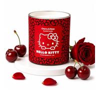 Hello Kitty Scented Candle - 213g 1-Wick Decorative Candle - Fruity, Floral & Bakery-Inspired Scents -35 Hours Long Burning Time - Candles Gifts for Women (Cherry & Rose)