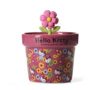 Hello Kitty Seasons Spring Themed Candle, Reusable Plant Pot Candle With Rose & Cherry Blossom Scent