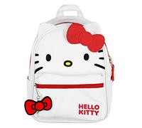 Hello Kitty Signature Bow Face and 3D Ear Design Faux Leather Mini Backpack