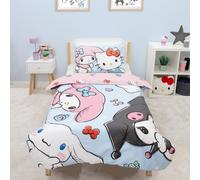 Hello Kitty Single Duvet Reversible Cover Set Pillow Case My Melody Bedding