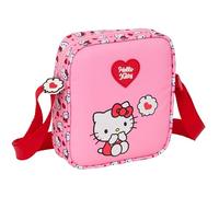 HELLO KITTY - Small Messenger Bag, Children's Shoulder Bag, Ideal for Children from 5 to 14 Years, Comfortable and Versatile, Quality and Resistance, 16 x 4 x 18 cm