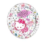 Hello Kitty Steering Wheel Cover, Official Sanrio Car Steering Wheel Cover with Universal Size 14.5-15, Cute White Hello Kitty Car Accessories for Women (Hello Kitty Look at Me)