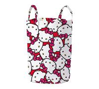 Hello Kitty Official Storage Hamper | Star Design, Toy Box Laundry Basket | Organiser For Children's Bedroom, Kids Playroom | 48cm x 40cm