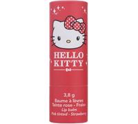 Hello Kitty Strawberry Flavour Kids Tinted Lip Balm with Moisturizing, Hydrating & Nourishing Formula, Natural & Vegan, Dermatologically Tested Lip Balm, Perfect for Girls & Boys, 3.8g