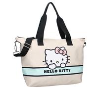 HELLO KITTY Take Me To The Party Large Shopping Bag, Size 48 x 32 x 14 cm, Beige, Beige