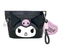 ARTESANÍA CERDÁ, S.L. Cosmetic Bag Kuromi Sanrio – Dark Kawaii Design, Decorative Keychain