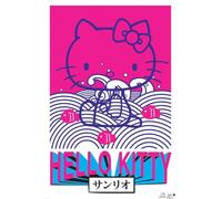 Hello Kitty Tokyo Rebel Maxi Poster - Laminated Large Wall Art Print, Wall Decor, Home Office Classroom Decoration, Gift Idea 91.5x61cm for Bedrooms, Living Rooms, Offices, Entertainment Spaces