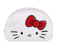 Hello Kitty Travel Cosmetic Bag, Plush, Roomy, White 22x15x7cm