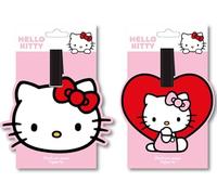 Hello Kitty Travel Suitcase Tag - Children's Luggage Identifier, Luggage Tag with Adjustable Strap, Accessory for Backpack or Bag