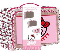 Hello Kitty Travel Toiletry Bag Set | Makeup Case Set with Kawaii Design for Gi