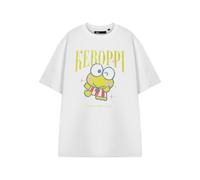 Hello Kitty Women's Adult Short Sleeved T-Shirt (White) in White | Size: XL Hello Kitty White XL