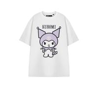 Hello Kitty Women's Kuromi Pastel Short Sleeved T-Shirt | White | Officially Licensed Merch | Size: XL Hello Kitty White XL
