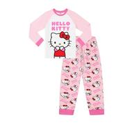 Hello Kitty Womens Ladies Long Pyjama Set (18-20) Pink