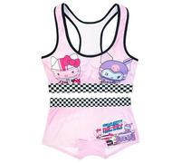 Hello Kitty womens Sports Bra & Boy Short Underwear Sets With Kuromi, Melodi, Keroppi & More in Xxxs-xl, 2-pack Racing Hk, 3XS