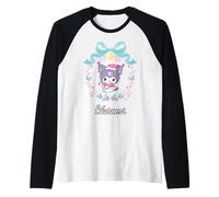 Hello Kitty Xmas Kuromi Winter Friends Christmas Vintage Fun Raglan Baseball Tee