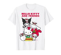 Hello Kitty Xmas Merry Christmas Friends Festive Classic Fun T-Shirt