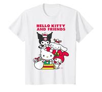 Hello Kitty Xmas Merry Christmas Friends Festive Classic Fun T-Shirt