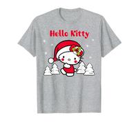 Hello Kitty Xmas Santa Cute Snow Christmas Festive Retro Fun T-Shirt
