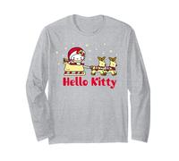Hello Kitty Xmas Santa Reindeer Christmas Festive Retro Joy Long Sleeve T-Shirt