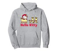 Hello Kitty Xmas Santa Reindeer Christmas Festive Retro Joy Pullover Hoodie