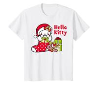 Hello Kitty Xmas Stocking Cute Merry Season Classic Friends T-Shirt