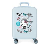 Hello Kitty You are Cute Blue Cabin Suitcase 38x55x20 cm Rigid ABS Combination lock 35 Litre 2.3 Kg 4 Wheels Hand Luggage