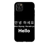 Hello Korean Language Hangul South Korea Tourist Case for iPhone 11 Pro Max
