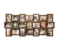 HELLO LAURA Collage Picture Frames 21 Opening Photo Collage Frame for Wall 4x6 Picture Frame Collage Display Multiple Photos Family Picture Frames Collage Wall Decor for Home - Gold