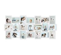HELLO LAURA Photo Collage Frame 4x6 for Wall Decor - Family Picture Frames Gallery Display Multiple Photos - White