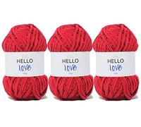 Hello Love - Baby Blanket Yarn 300g - Rose Red