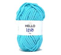 Hello Love - Teal Blue 100g Yarn