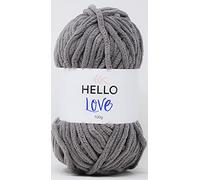 Hello Love Yarn, Slate Grey, 100g