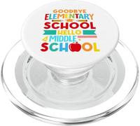 Hello Middle School, Goodbye Elementary School 2025 Last Day PopSockets PopGrip for MagSafe