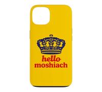 Hello Moshiach Now Messiah Chabad Lubavitch Rebbe Jewish Case for iPhone 13