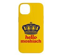 Hello Moshiach Now Messiah Chabad Lubavitch Rebbe Jewish Case for iPhone 14 Plus