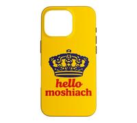 Hello Moshiach Now Messiah Chabad Lubavitch Rebbe Jewish Case for iPhone 16 Pro