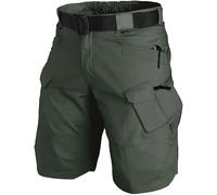 Hello MrLin Cargo Shorts Men Stretch Quick-Dry Running Shorts Waterproof Outdoor Camping Athletic Shorts with Pockets Army Green