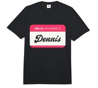 Hello, My Name is Dennis - Funny Dennis Name Comfort Colors Adult Heavyweight T-Shirt