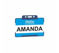 Hello My Name is ID Card with Blue Bands Student Nurse Doctor NHS Doctor Student Doctor GP Healthcare Assistant Nurse Practitioner Clinical Medical
