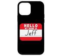 Hello My Name is Jeff Funny Tag Case for iPhone 12 mini