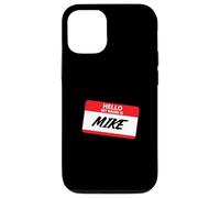 Hello My Name Is Mike Classic Name Tag Design Case for iPhone 12/12 Pro
