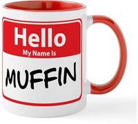 Hello My Name is Muffin Mug 11 OZ