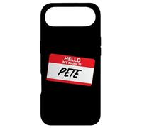 Hello My Name Is Pete Classic Name Tag Design Case for iPhone Air