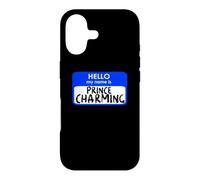 Hello my name is prince charming funny tag easy costume work Case for iPhone 17