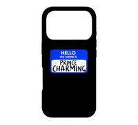 Hello my name is prince charming funny tag easy costume work Case for iPhone 17 Pro