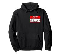 Hello My Name is The Rizzler Funny Costume Halloween Pullover Hoodie