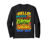 Hello New School Year Let's Learn Back to School Long Sleeve T-Shirt